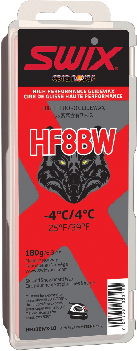 SWIX HF4、 HF5、 HF7BW 、HF8 SWIX CERA NOVA HF4 GREEN GLIDE WAX