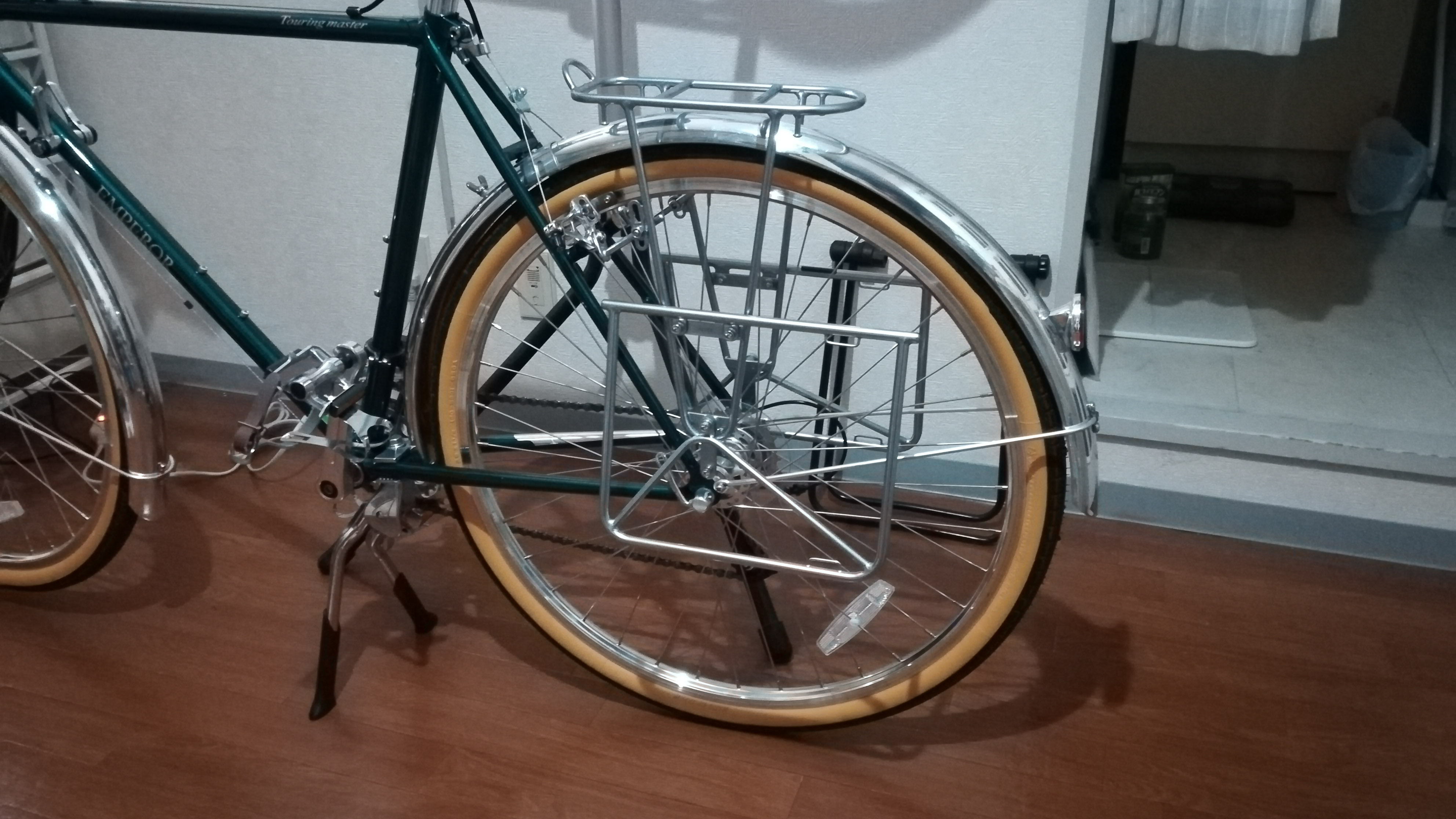 自転車装備】ランドナーにリアキャリアを装備する | 夏風邪ライフスタイル