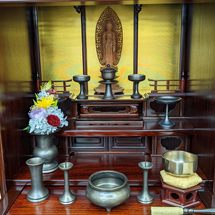 東京仏壇 支輪型上置23号 伝統工芸品 本紫檀 No052101 – 東京上野