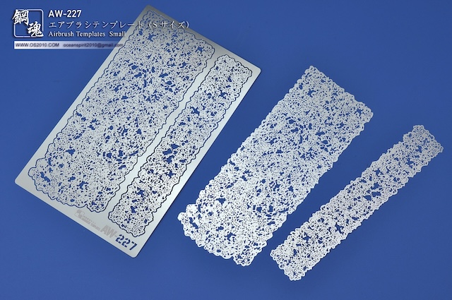 スジボリ（スジ彫リ）用のガイド、テンプレートです。ガンプラ