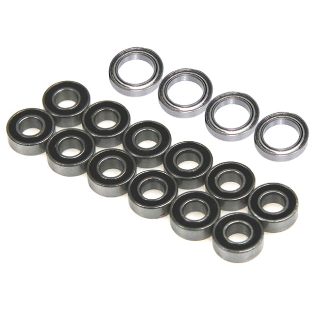 タミヤ TT-01用 フルボールベアリングセットV2(1150×12/1280×4) [EG