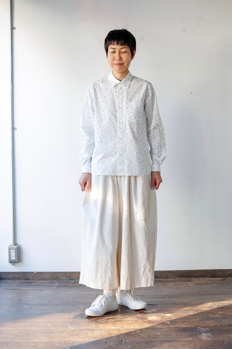 ゴーシュ コットンオックス ワイドキュロットパンツ – SUSCON