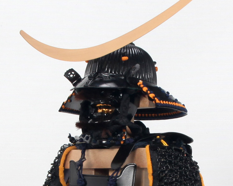 伊達政宗所用（仙台市博物館蔵）重要文化財 黒漆五枚胴具足を模写