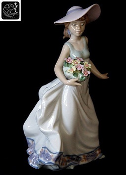 リヤドロ】【春の花かご】【絶版】【5790】