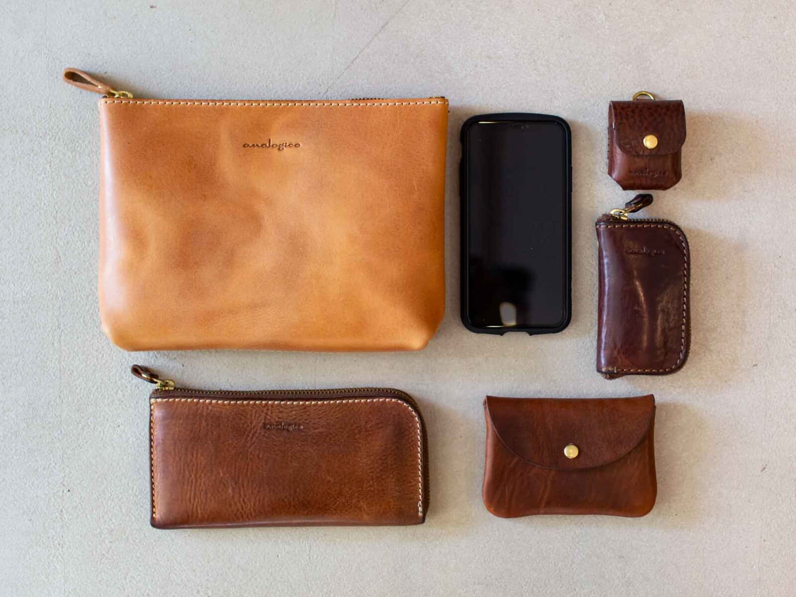 四角ポーチ M |analogico（アナロジコ）