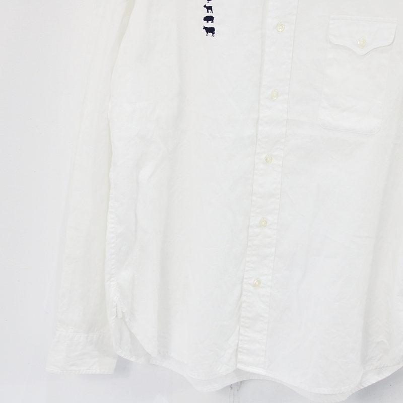 アニマルロゴ刺繍 ボタンダウンシャツ | ブランド古着の買取・委託販売