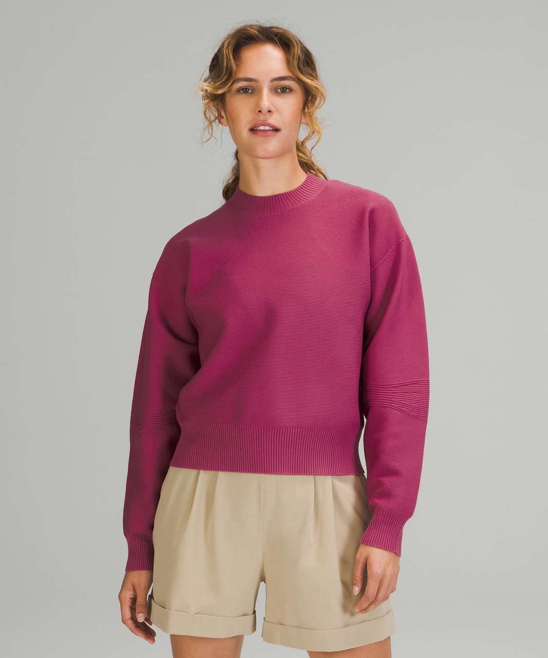 Lululemon All Around Crewneck Sweater - Pink Lychee - lulu fanatics