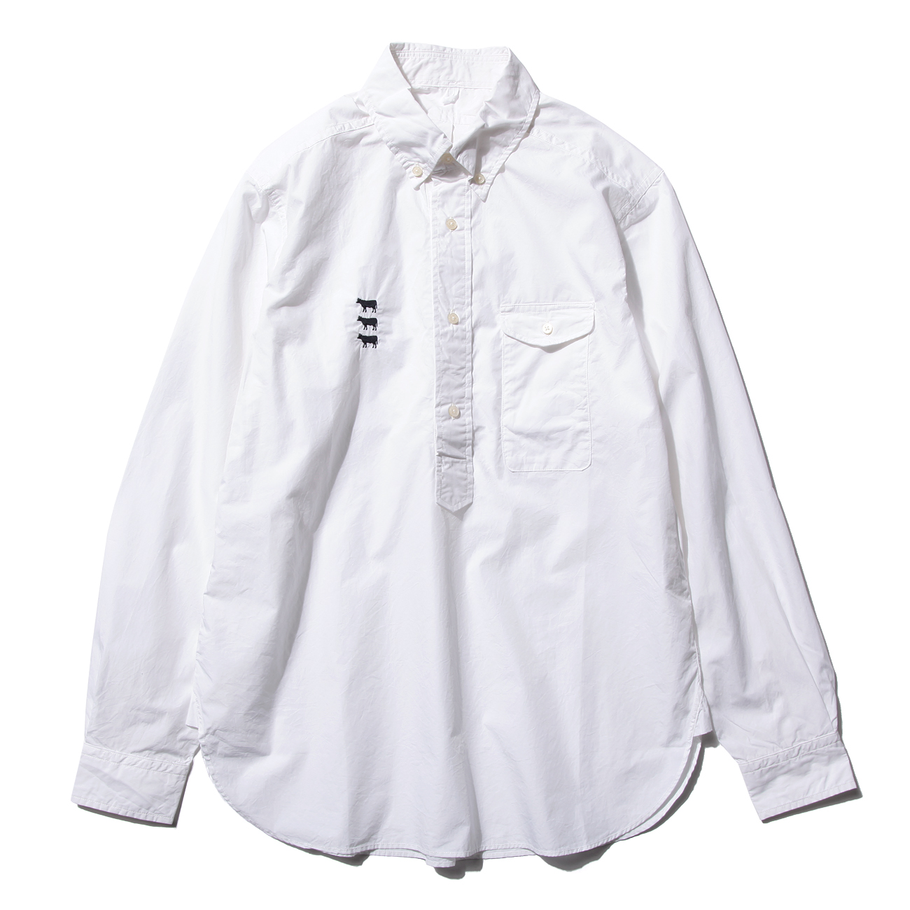 RESEARCH | B.D. Pullover - 動物刺繍 牛 - White | 通販 - 正規取扱店