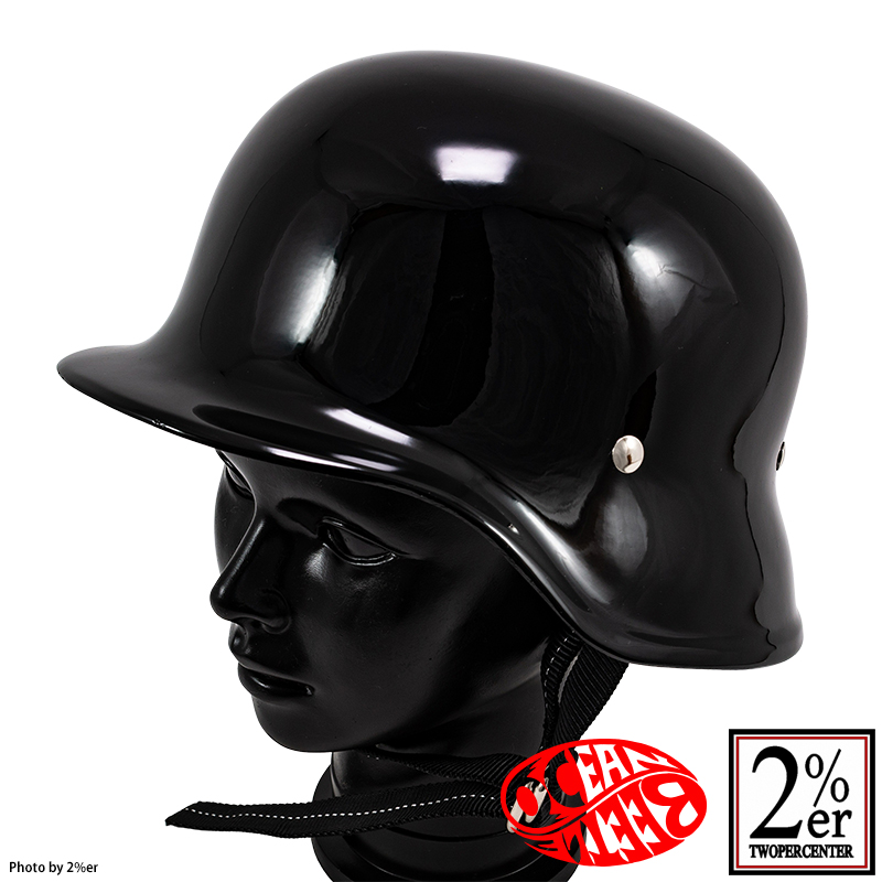 廃盤] オーシャンビートルSRFヘルメット ブラック / 2％er