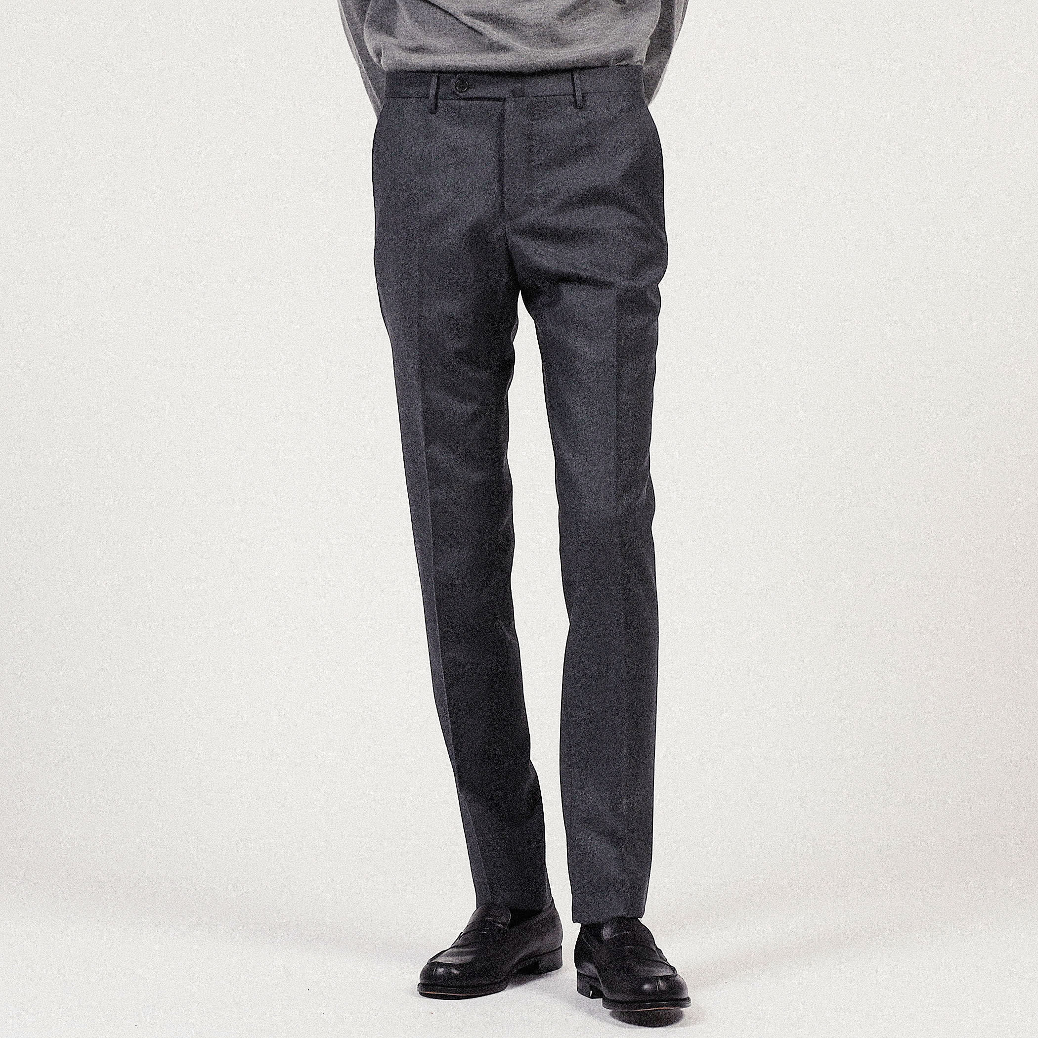 INCOTEX ウールフランネル スリムスラックス｜トゥモローランド 公式通販