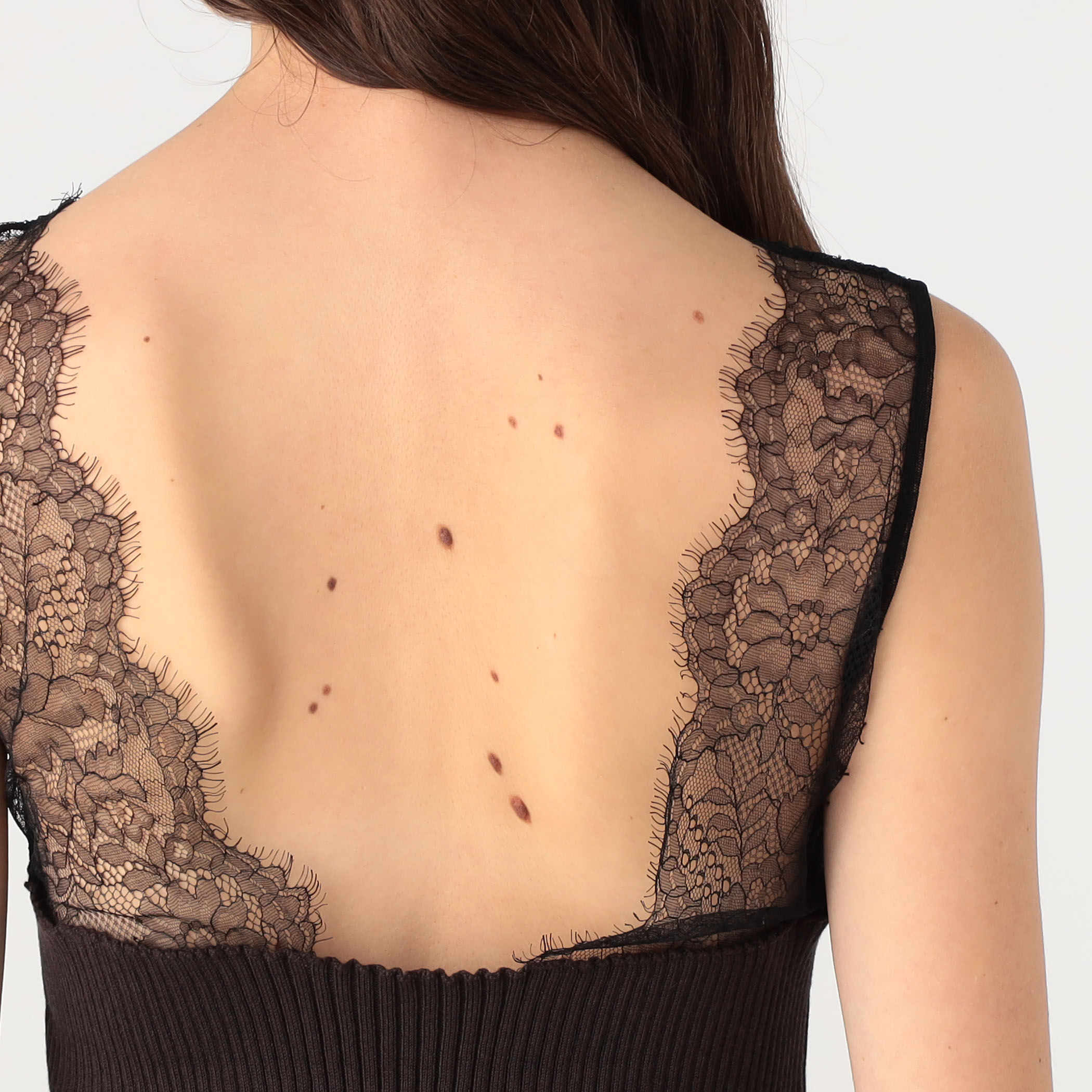 別注】babaco×Edition レースコンビ リブタンクトップ