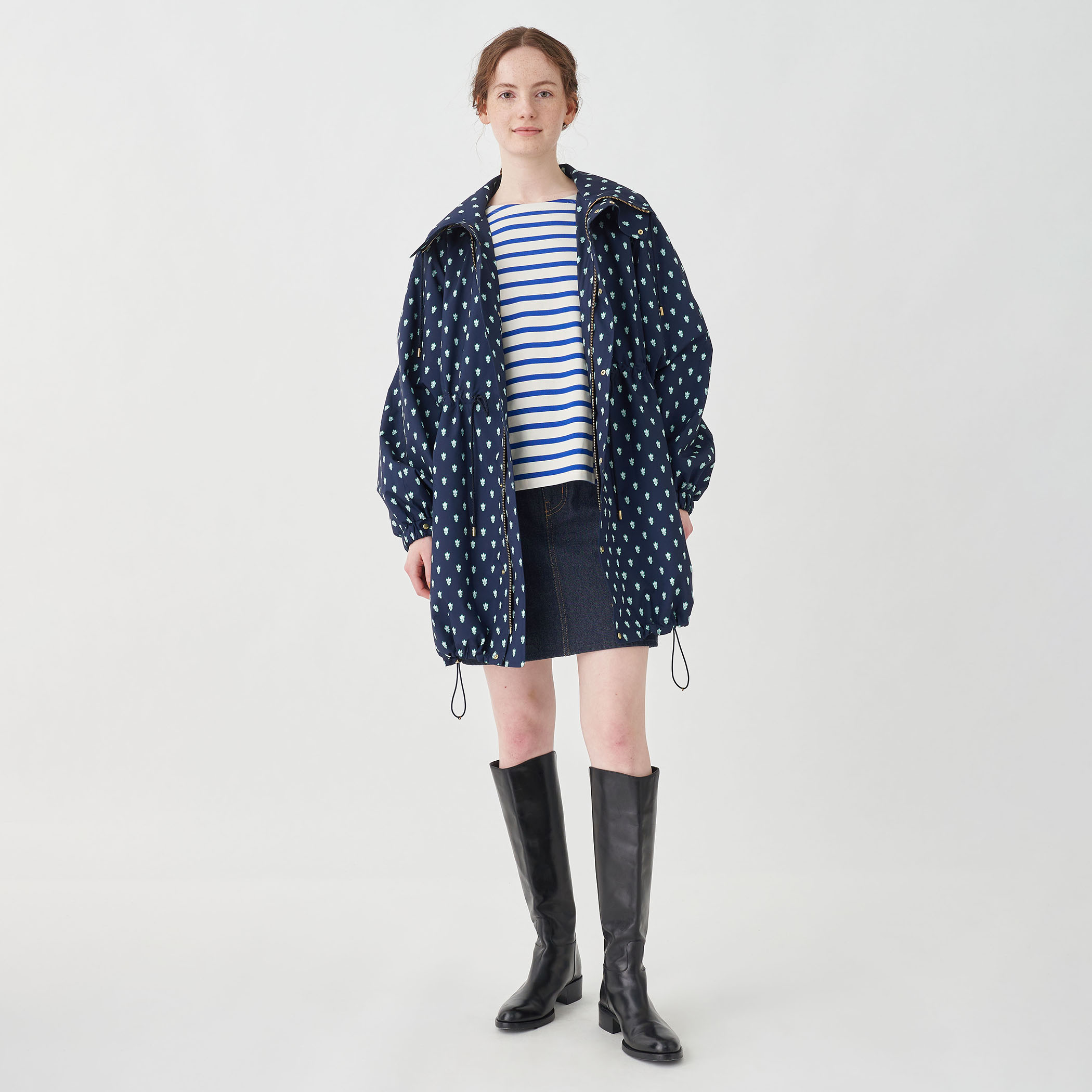 ポリエステルプリント モッズコート｜トゥモローランド 公式通販