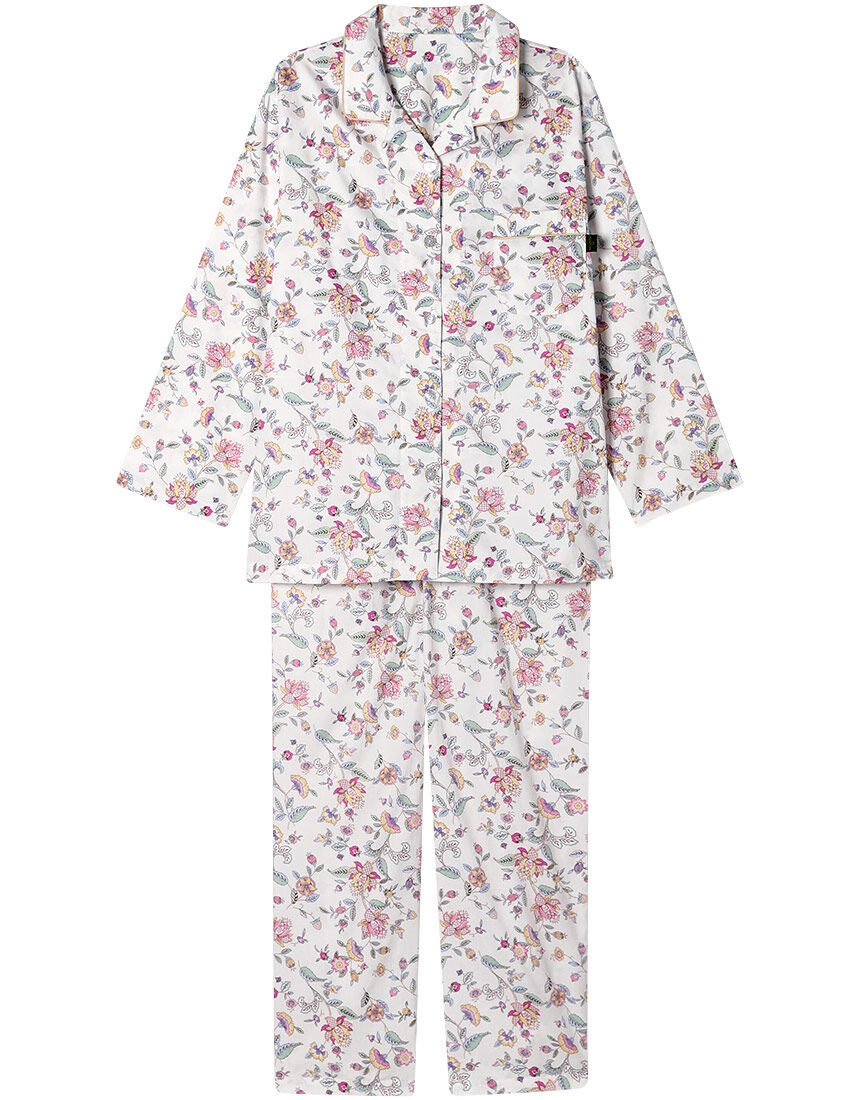 ワコール_リラックス＆スリープ 【綿100％】サテンパジャマ