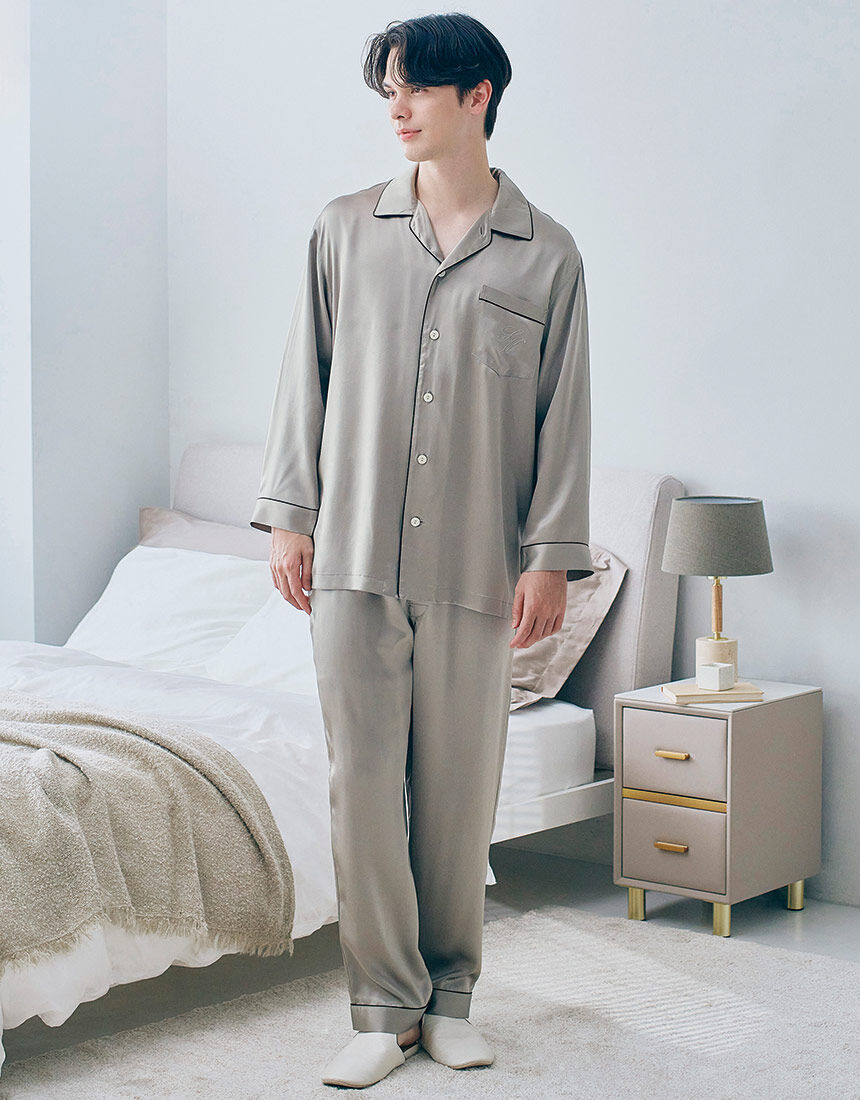 ワコール／睡眠科学 【シルク100％】ここちよく眠れるパジャマ 上品