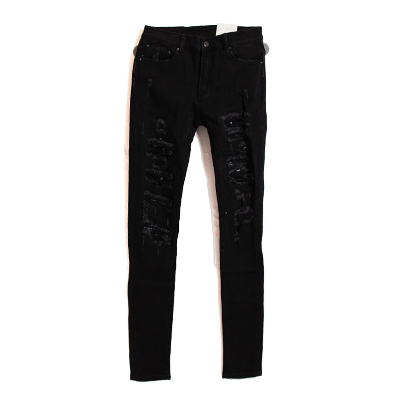 mnml(ミニマル)/ X165 PAISLEY STRETCH DENIM -BLACK- | WALKIN STORE