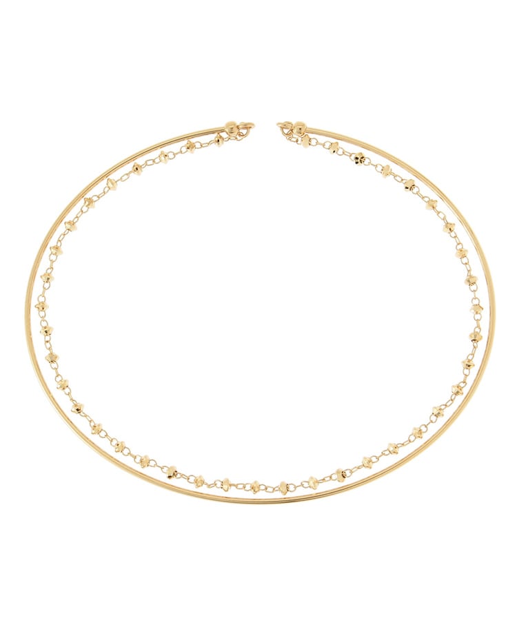 K18カットビーズ クリッポンバングル（ブレスレット・バングル