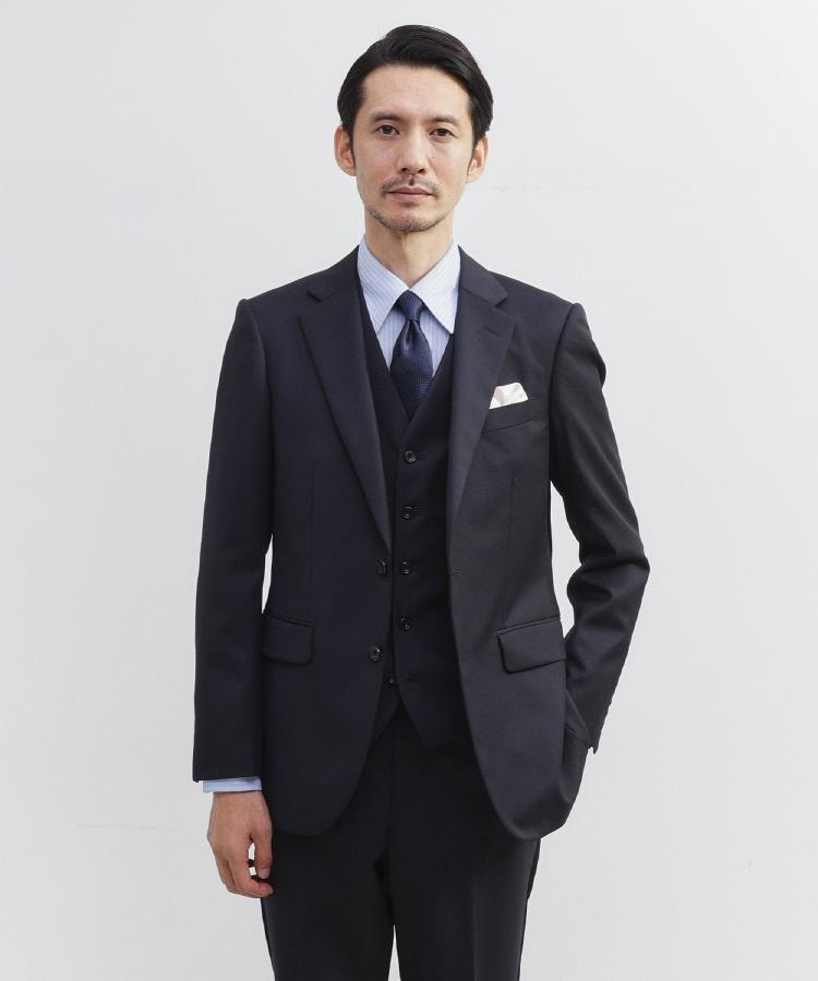 冠婚葬祭/3ピース対応】サージ ベスト（ベスト(単品)） | TAKEO