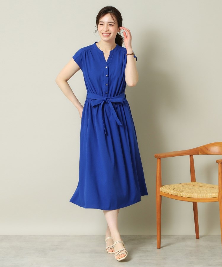 UVケア／吸水速乾／洗濯機OK／洗濯後しわになりにくい】麻調合繊