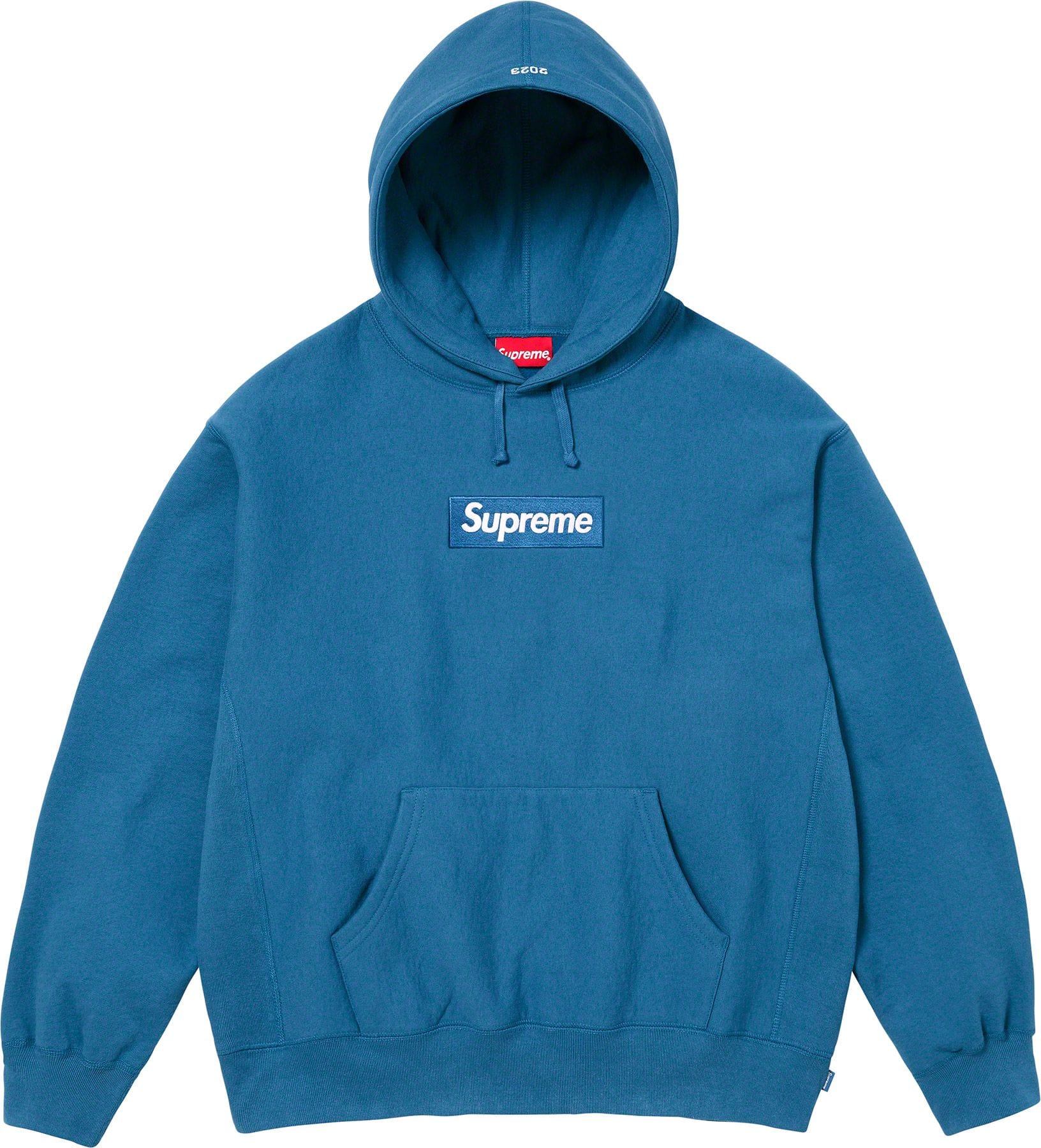 Supreme Box Logo Hooded Sweatshirt (FW23) Blue – YankeeKicks Online