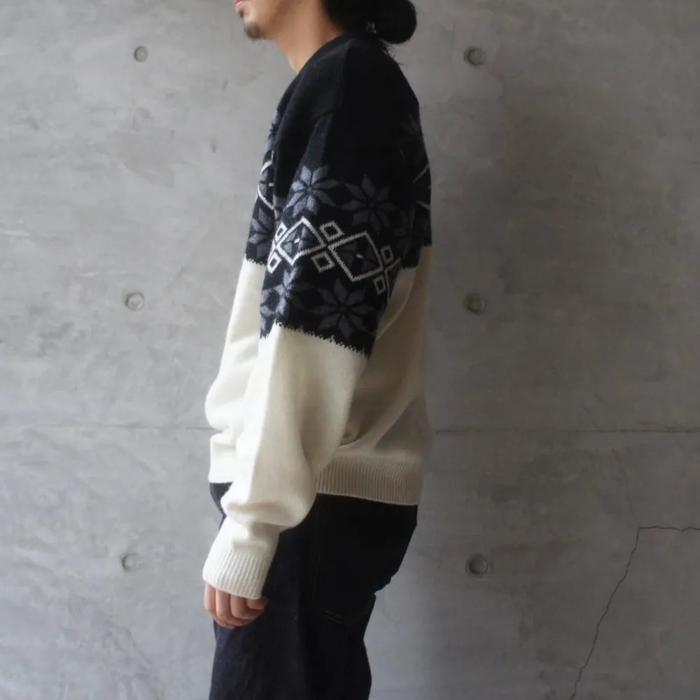 SEQUEL(シークエル) / NORDIC CREW NECK KNIT (SQ-23AW-KN-03) | 公式