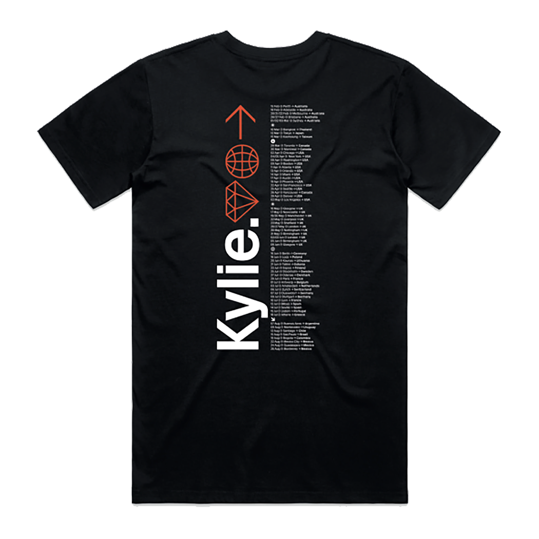 Tension Tour | Tee - with dateback – Kylie Minogue