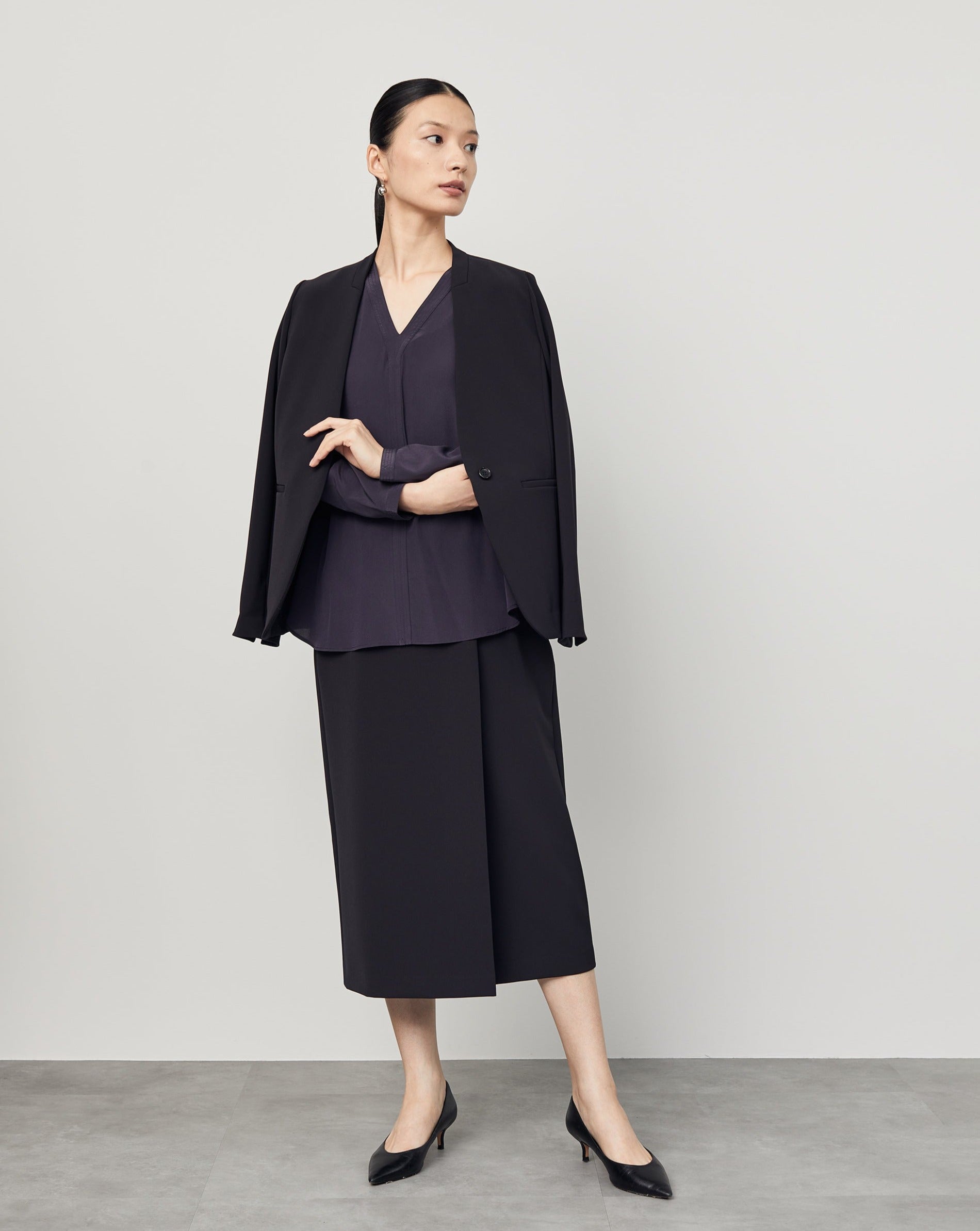 ストレッチファインロングタイトスカート - SOÉJU online store｜上質