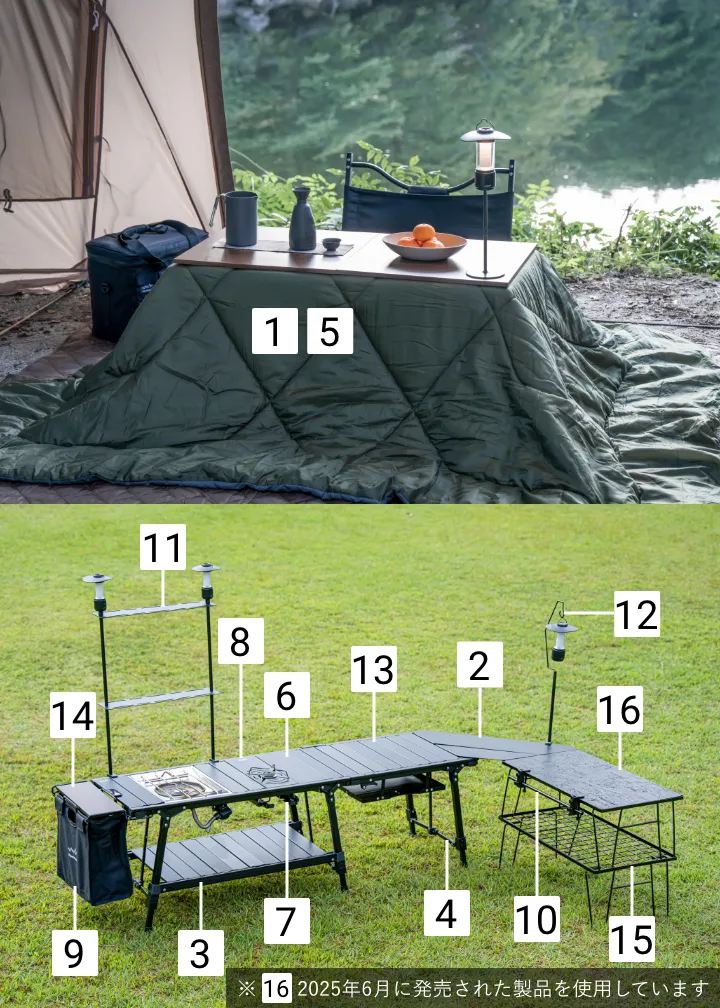 アルミユニットテーブル 88/110｜アルペングループ