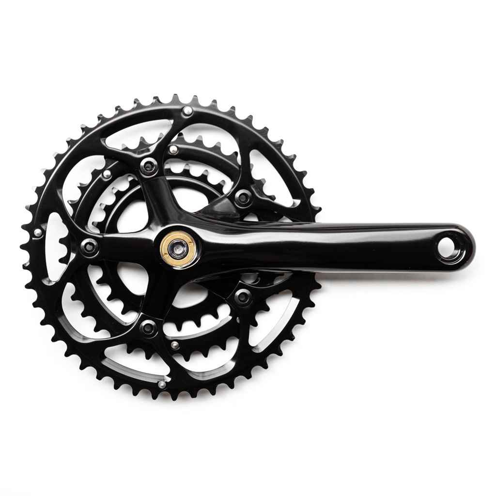 BLUE LUG* XMC triple crank set (black) - BLUE LUG ONLINE STORE