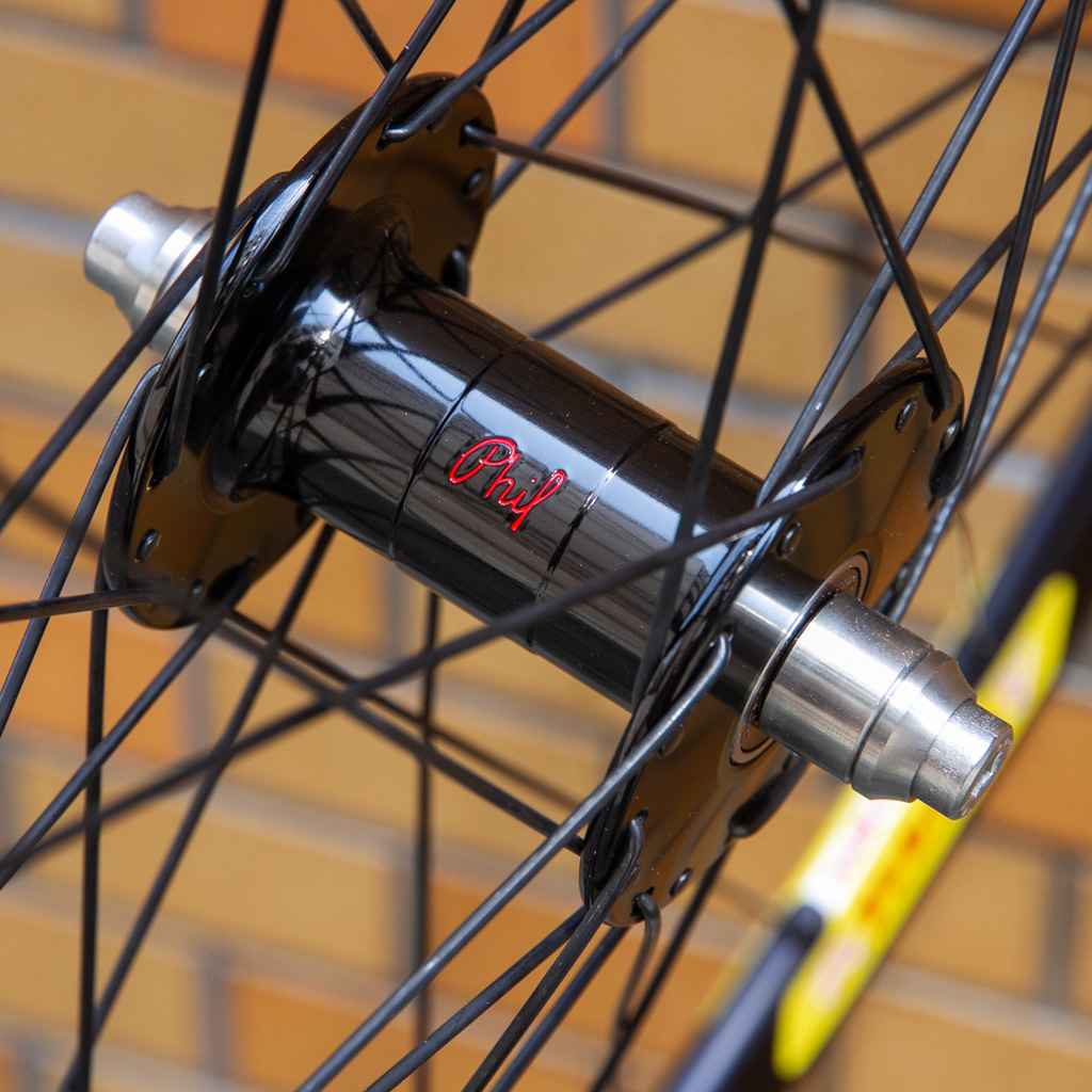 PHILWOOD×VELOCITY* deep-v track wheel (high flange/all black