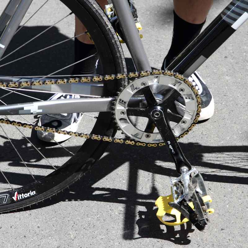 DELUXE CYCLES* chainring (black) - BLUE LUG ONLINE STORE