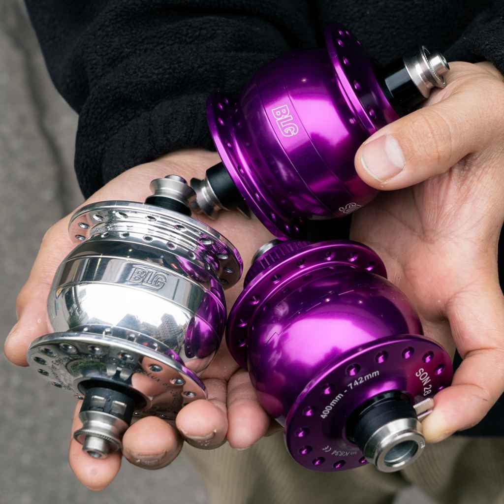 SON NABENDYNAMO* SON delux BL special (purple) - BLUE LUG ONLINE STORE