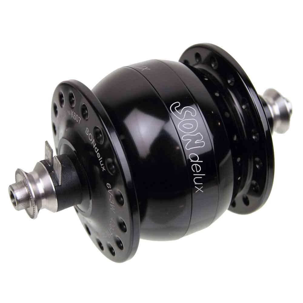 SON NABENDYNAMO* SON delux (black) - BLUE LUG ONLINE STORE