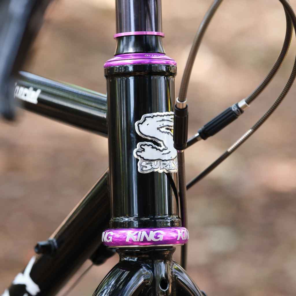 CHRIS KING* inset7 (two tone black punch) - BLUE LUG ONLINE STORE