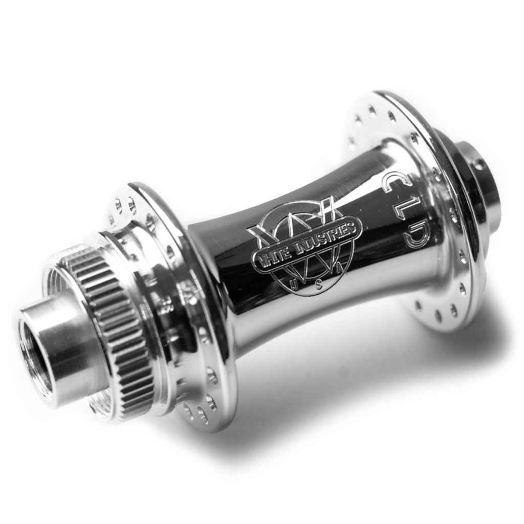 WHITE INDUSTRIES* CLD 15mm thru-axle disc hub front (silver