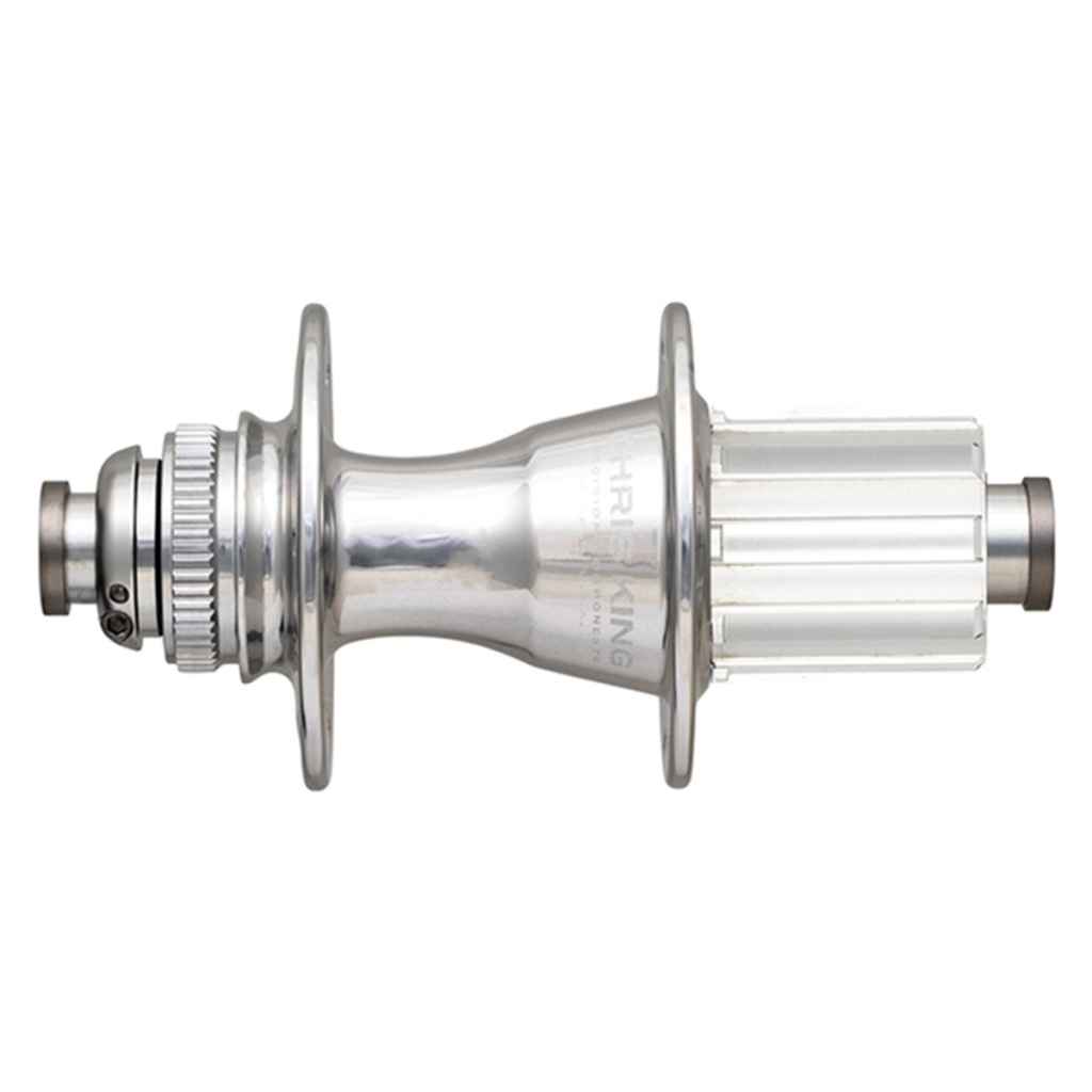 CHRIS KING* R45 disc road hub rear (silver/center lock) - BLUE LUG