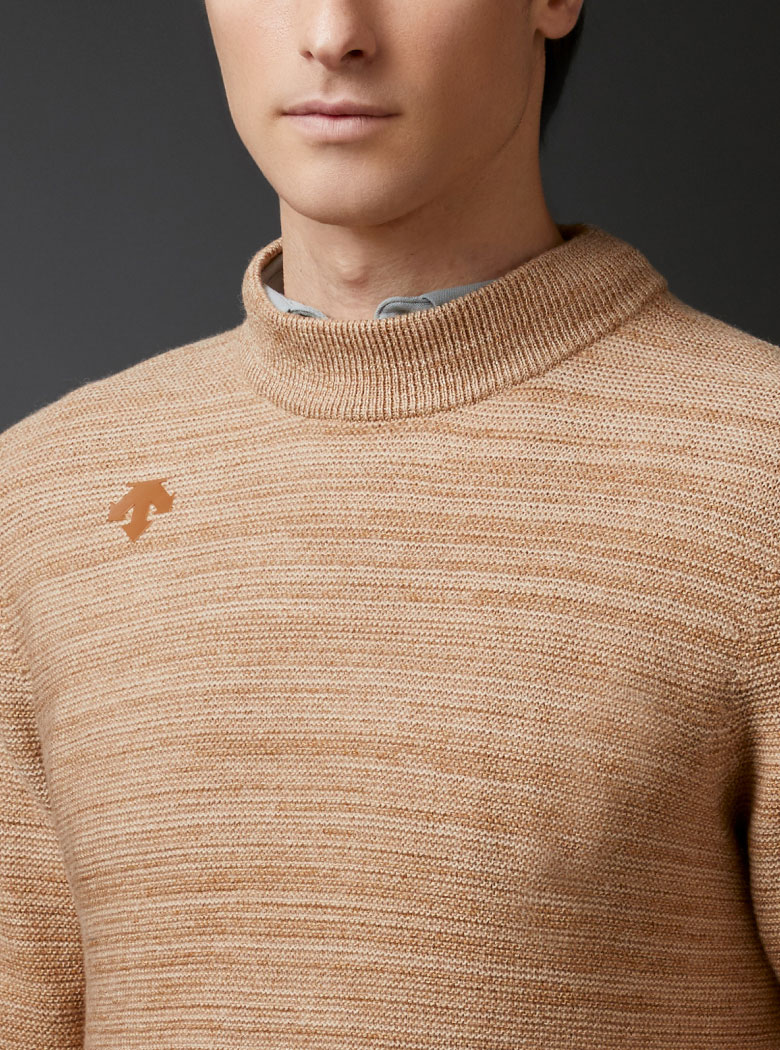 オーガニックウールモックネックセーター | デサントゴルフ公式