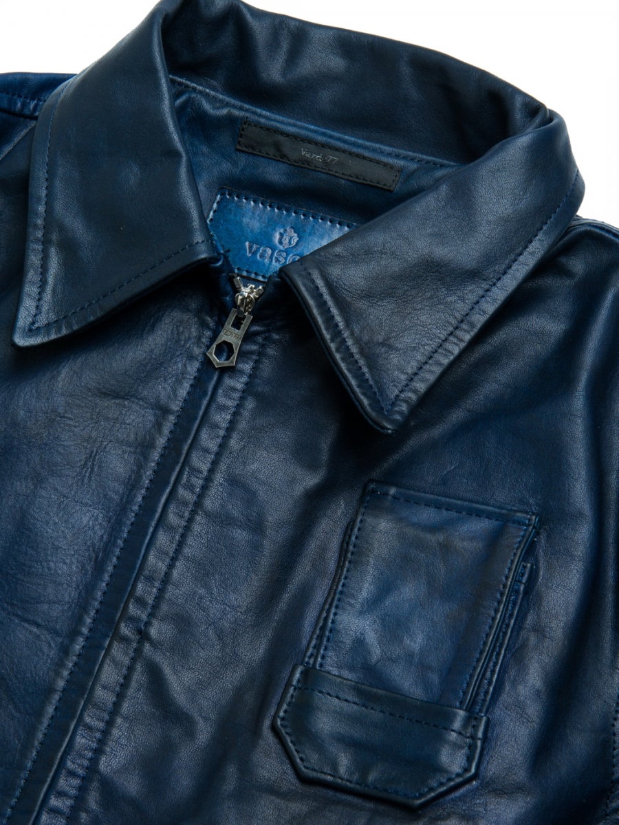 Varde77 × vasco レザーブルゾン ブラック サイズ3 varde77 レザー