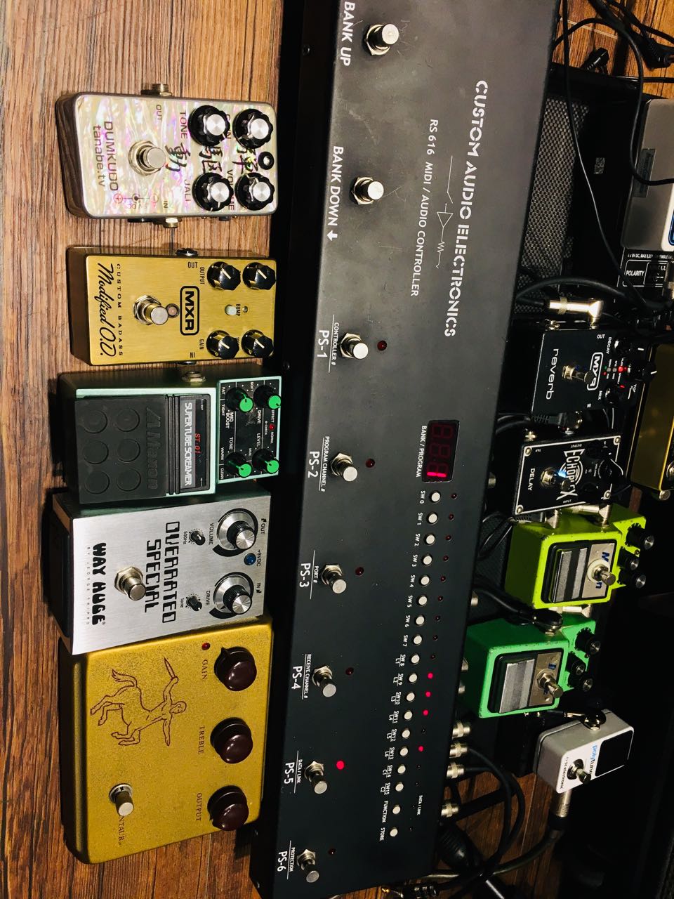 ブースター・ペダル・トライアウト。。。パート#1 @ CAJ RS-616続き