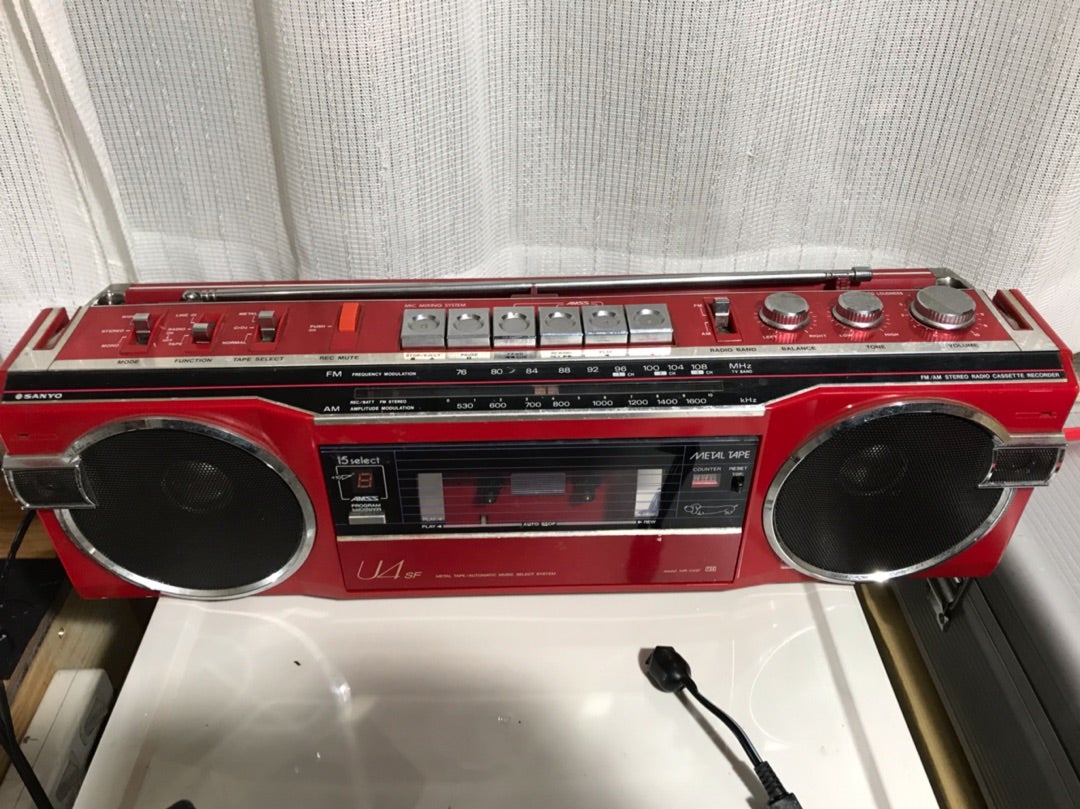 Sanyo おしゃれなテレコ 修理 ① | トリ夫とチヨジのEWI(いーうぃー)な日々