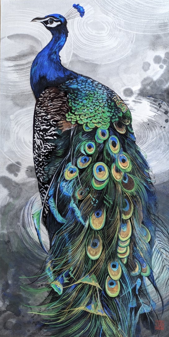 藤井美加子、【薔薇】、状態良好、日本人画家 藤井美加子、【薔薇