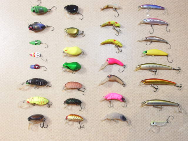 渓流、菅釣りルアー計44個 渓流、菅釣りルアー計44個