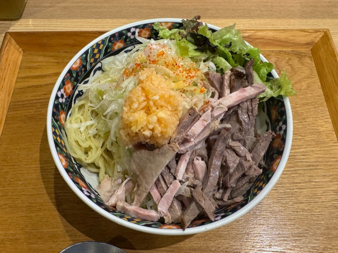 Handicraft Works @八潮市 〜「限定⭐️冷やしネギそば＋にんにく