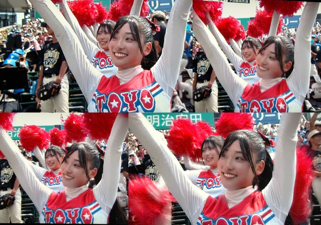 東洋大姫路 チア 東洋大姫路チアガール 東洋大姫路チア可愛い 甲子園