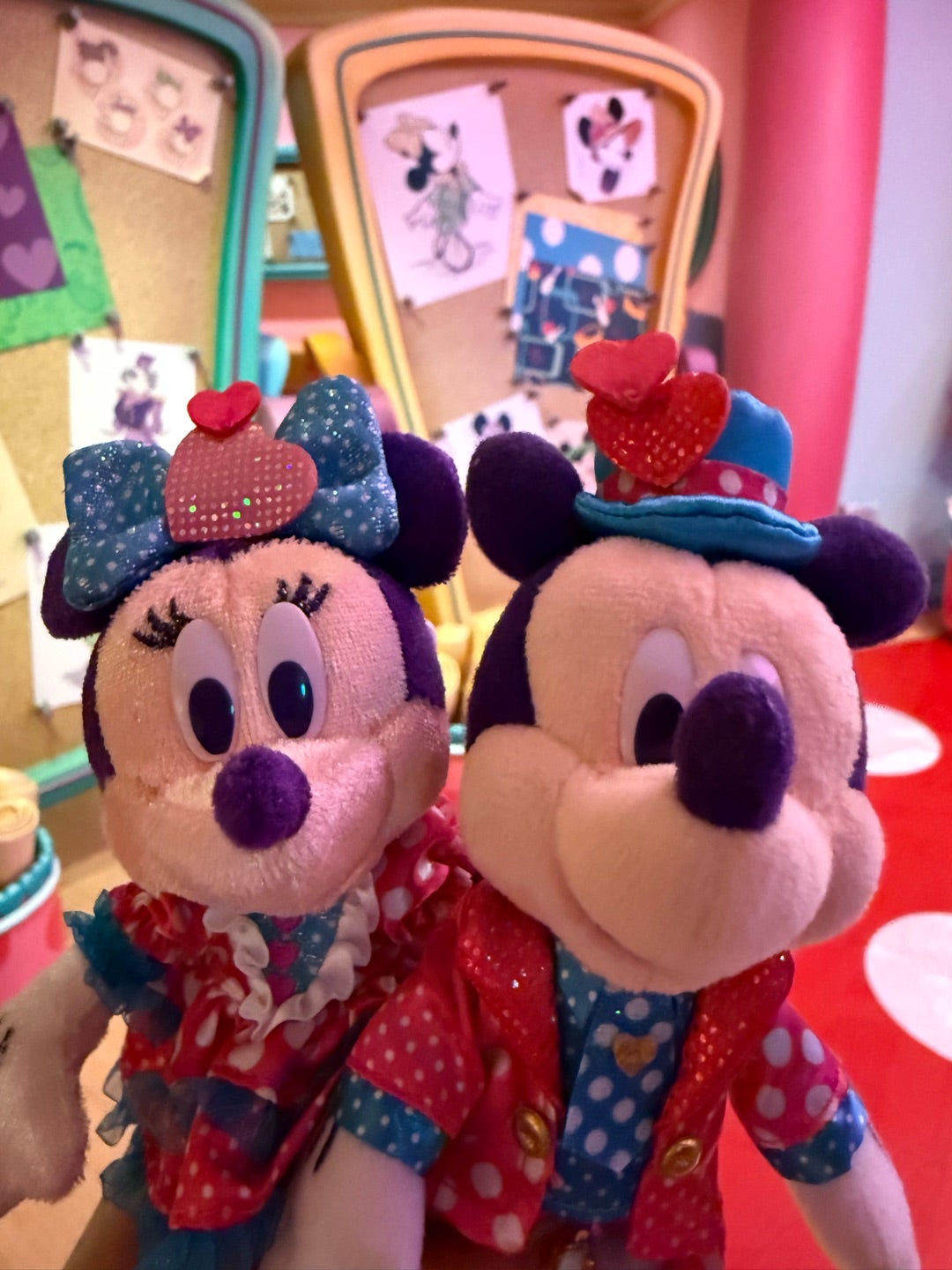 ミニー】 新旧ぬいぐるみバッジ | ☆やまあこ☆さんのディズニー日記