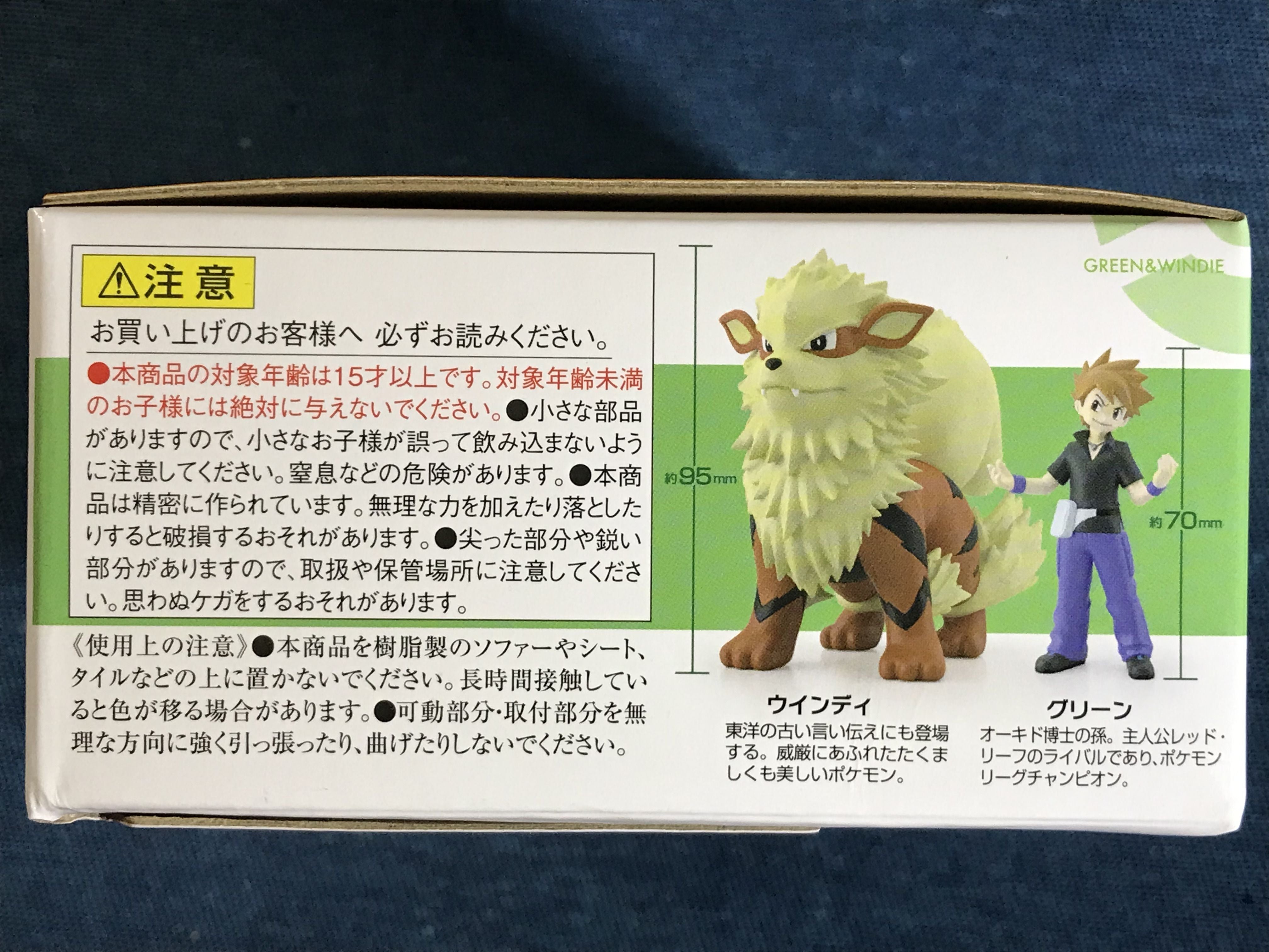 ポケモンスケールワールド カントー地方 グリーン＆ウインディ