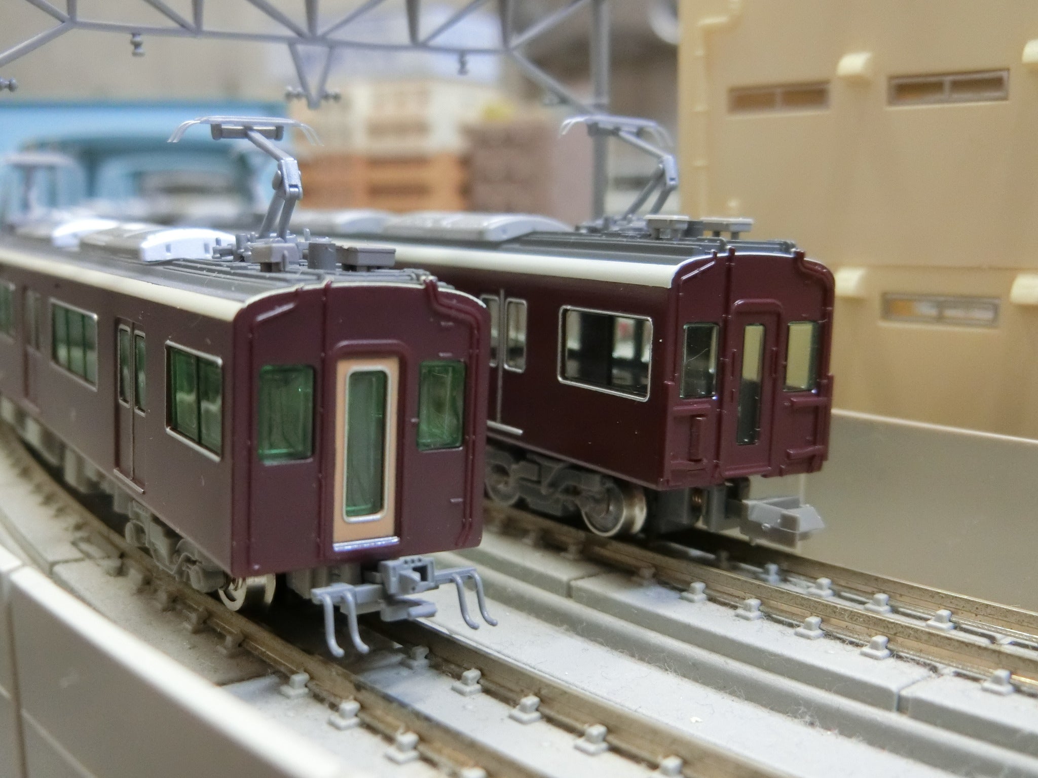 鉄コレ阪急1000系8両N化済み（M車有り）クリアコート施工 鉄コレ阪急