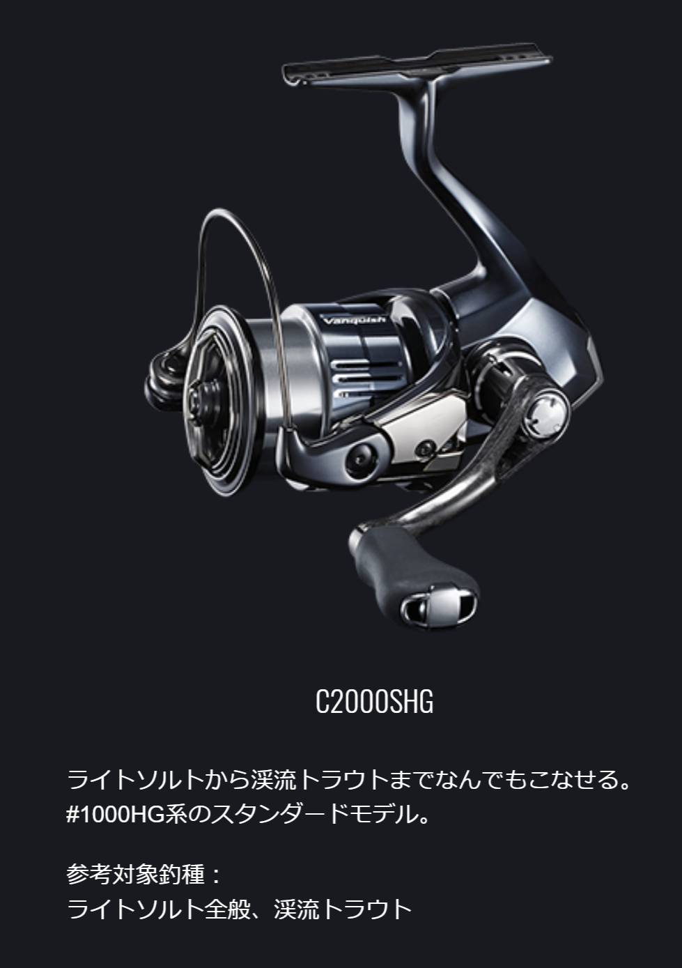 19 ヴァンキッシュ C2000SHG インプレ | 釣り時どき色いろ