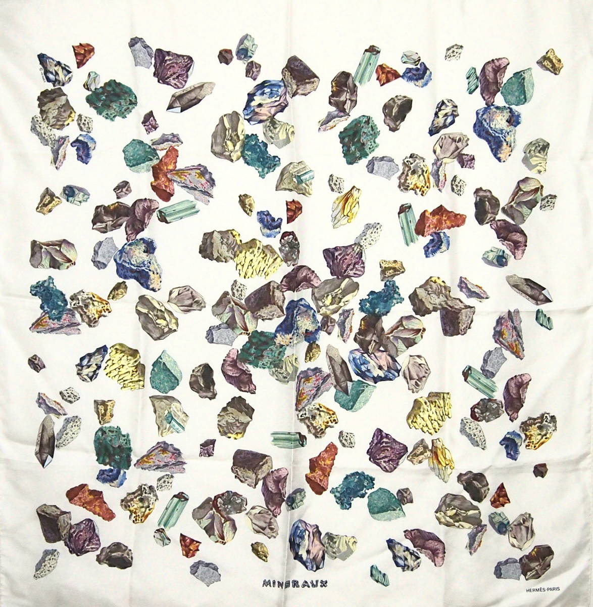 HERMES ヴィンテージ エルメス スカーフ カレ90 Mineraux 鉱石 | 【Kio