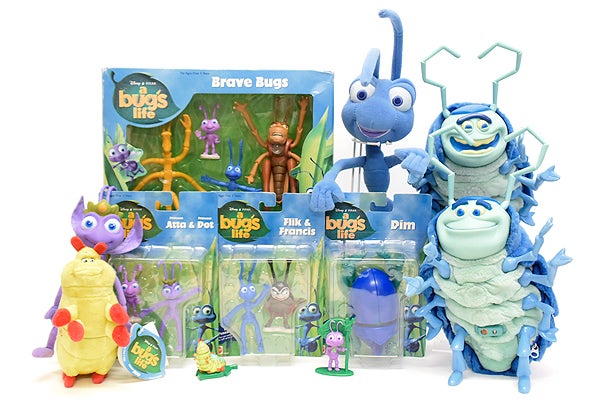 PIXAR/ピクサー・a bug's life/バグズライフのフィギュアやぬいぐるみ