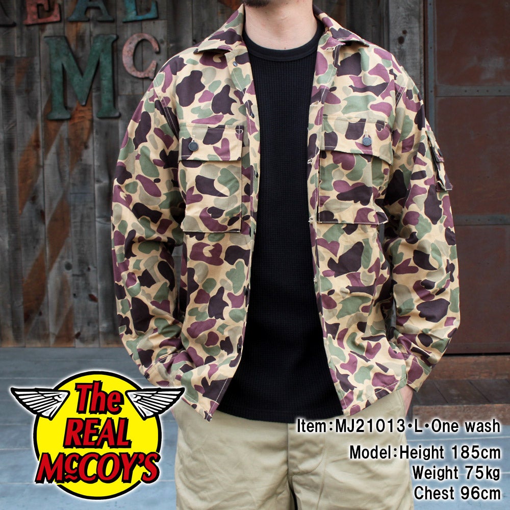 THE REAL McCOY'S ベオガム迷彩シャツジャケットのご紹介です
